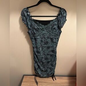 🦋💚 Floral Butterfly Dress